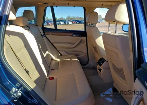 2012 BMW X3 xDrive28I from USA, damaged, VIN 5UXWX5C54CL728853